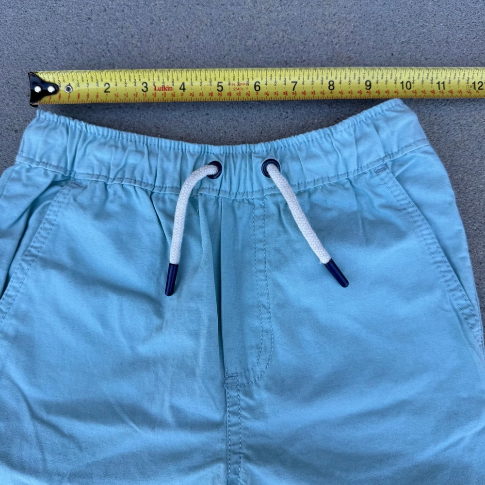 Tommy Bahama Boys Light Blue Chino Shorts‎ Elastic Waist Drawstring Size S 5/6 - Picture 3 of 5